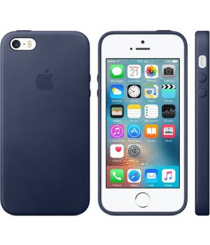 Apple iPhone SE/5S Leather Case Midnight Blue (high copy)