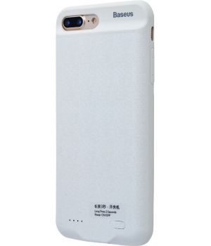 Baseus Power Case Plaid BackPack 3650mAh for iPhone 7 Plus White