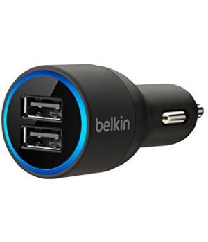 Belkin Dual USB Car Charger Black