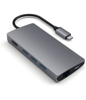 Satechi Type-C Multi-Port Adapter 4K with Ethernet V2 Space Grey (ST-TCMA2M)