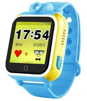SmartWatch TD-07 (Q200) GPS-Tracking 3G Blue