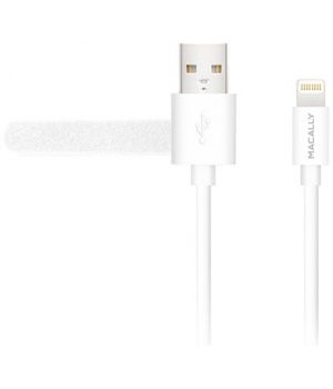 Macally USB Cable to Lightning 10ft White (MISYNCABLEL10-W)