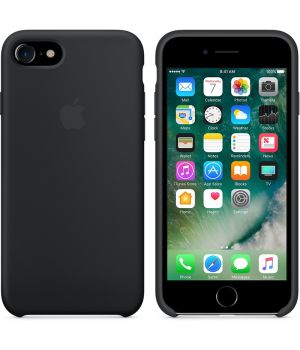 Apple iPhone 7 Silicone Case Black (high copy)