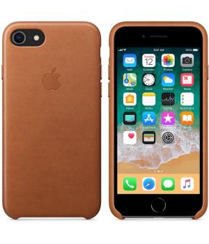 Apple iPhone 7 Leather Case Dark Brown (High Copy)