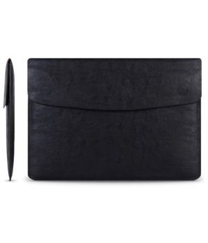 Cartinoe Leather Case Sleeve for MacBook 13 Black