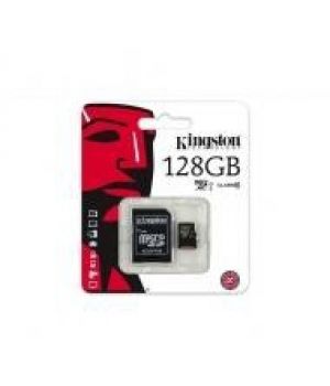 Kingston 128 GB microSDXC class 10 + SD Adapter SDCX10/128GB