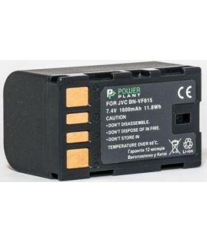 PowerPlant Aккумулятор для JVC BN-VF815 (1600 mAh) - DV00DV1221