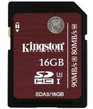 Kingston 16 GB SDHC UHS-I U3 SDA3/16GB