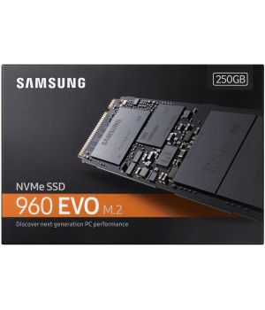 Samsung 960 EVO 250GB PCIe NVMe M.2 Internal SSD (MZ-V6E250BW)