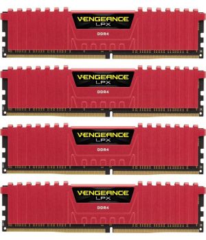 Corsair Vengeance® LPX 16GB (4x4GB) DDR4 2133MHz (CMK16GX4M4A2133C13R)
