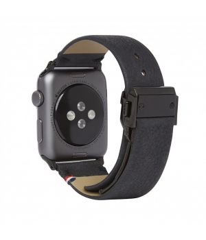 Decoded Leather Strap Black for Apple Watch 42mm (D7AW42SP2BK)