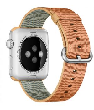 Apple Woven Nylon for Watch 42mm Gold/Red (MMA62)