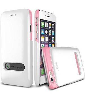 Verus Slim Hard Slide White + Pink for iPhone 6 (VSSHSL4)