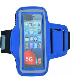 Simple Case Arm Band Sport Blue for iPhone SE/5S
