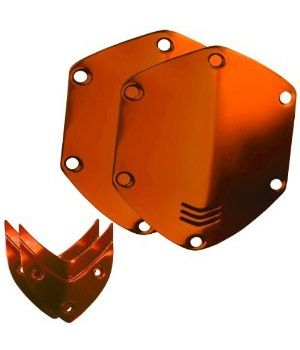 V-Moda Crossfade Over-Ear Headphone Metal Shield Kit orange