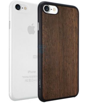 Ozaki O!coat Jelly +wood 2in1 iPhone 7 Ebony+Clear (OC721EC)