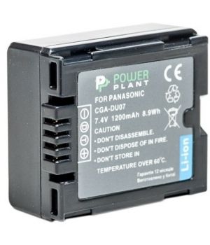 PowerPlant Aккумулятор для Panasonic VW-VBD070, CGA-DU07 (1200 mAh) - DV00DV1339