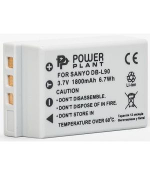 PowerPlant Aккумулятор для Sanyo DB-L90 (1800 mAh) - DV00DV1267