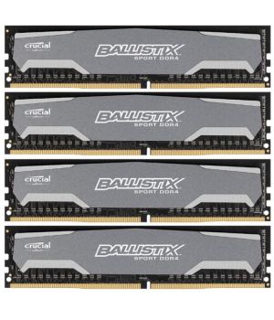 Crucial 32 GB (4x8GB) DDR4 2400 MHz Ballistix Sport (BLS4C8G4D240FSA)