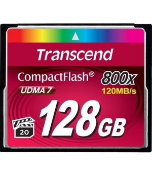 Transcend 128 GB 800X CompactFlash Card TS128GCF800