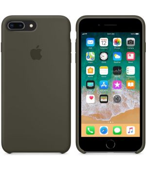 Apple iPhone 7/8 Plus Silicone Case Dark Olive (high copy)