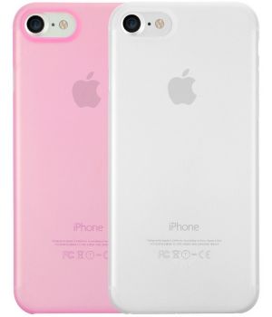 Ozaki O!coat 0.3 Jelly 2in1 iPhone 7 Clear and Pink (OC720CP)