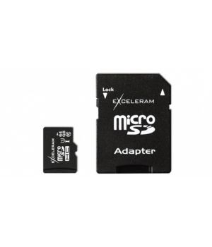 Exceleram 64 GB microSDHC class 10 Adapter SD (MSD6410A)