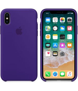 Apple iPhone X Silicone Case Ultra Violet (high copy)