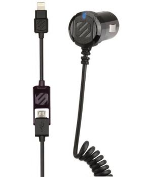 Scosche strikeDRIVE Smart 12W Car Charger for Lightning and micro-USB Devices (I2MC12A)
