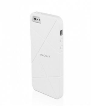Macally Flexible Case White for iPhone 5/5S/SE (FLEXFITW-P5)