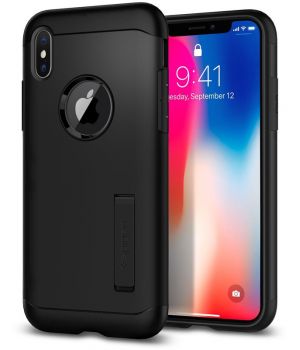 SGP (Spigen) Slim Armor Black for iPhone X (057CS22138)