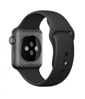 Apple Sport Band for Watch Black 38mm with Space Black Pin (MJ4F2)