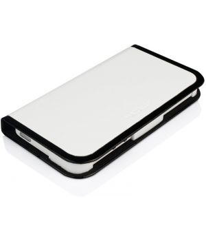 Macally Slim Folio Case and Stand White for iPhone 5/5S/SE (SCASEW-P5)