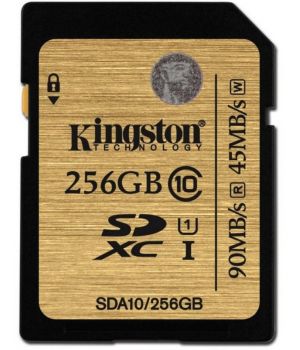 Kingston 256 GB SDXC Class 10 UHS-I Ultimate SDA10/256GB