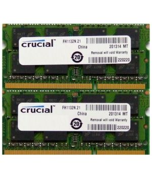 Crucial 16 GB (2x8GB) SO-DIMM DDR3L 1600 MHz (CT2K8G3S160BM)