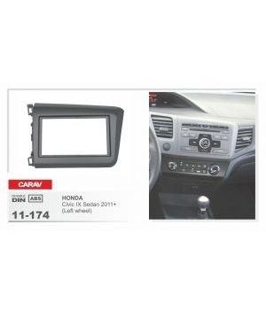 Carav Переходная рамка 2DIN для Honda Civic 4D 2011- (9-е поколение) 11-174