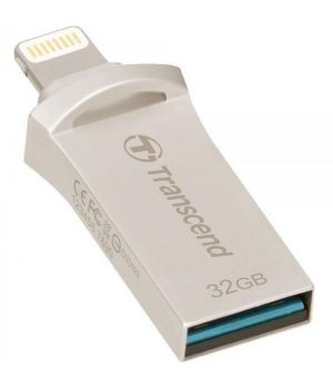 Transcend 64 GB USB 3.1/Lightning JetDrive Go 500 Silver (TS64GJDG500S)