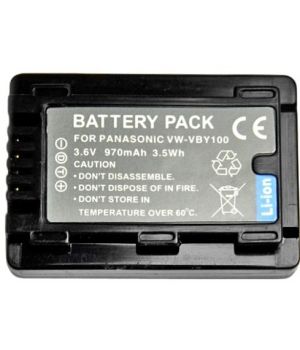 PowerPlant Aккумулятор для Panasonic VW-VBY100 (900 mAh) - DV00DV1387