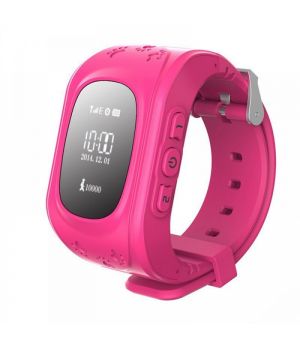 Smart Baby W5 (Q50) (GW300) GPS Smart Tracking Watch Pink