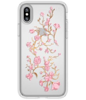 Speck Presidio Golden Blossoms Pink/Clear for iPhone X (1031365754)