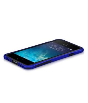 Macally Bampers Metallic Blue for iPhone 6 Plus (RIMP6L-W)