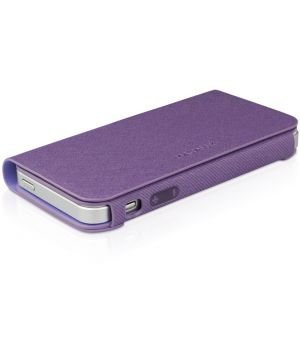 Macally Wallet Case Plum for iPhone 5/5S/SE (WALLETPU-P5)