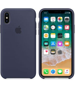 Apple iPhone X Silicone Case Midnight Blue (high copy)