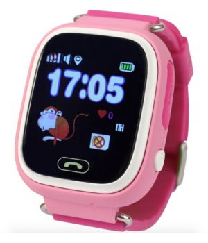 SmartWatch TD-02 (Q100) GPS-Tracking Wifi Watch Pink