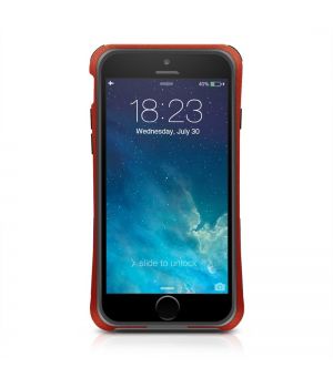 Macally Flexible Protective Frame Metallic Red for iPhone 6 (IRONP6M-R)