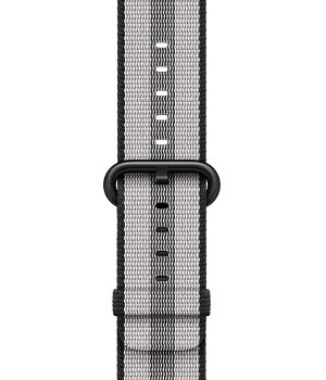Apple Watch 38mm Black Stripe Woven Nylon (MQVG2)