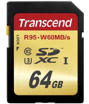 Transcend 64 GB SDXC UHS-I U3 TS64GSDU3