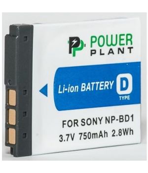 PowerPlant Aккумулятор для Sony NP-BD1, NP-FD1 (750 mAh) - DV00DV1204