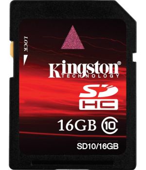 Kingston 16 GB SDHC Class 10 SD10/16GB