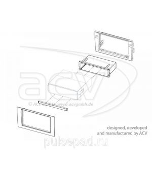 ACV Переходная рамка 281320-12-1 для Audi A4/Seat Exeo (3R/3N)